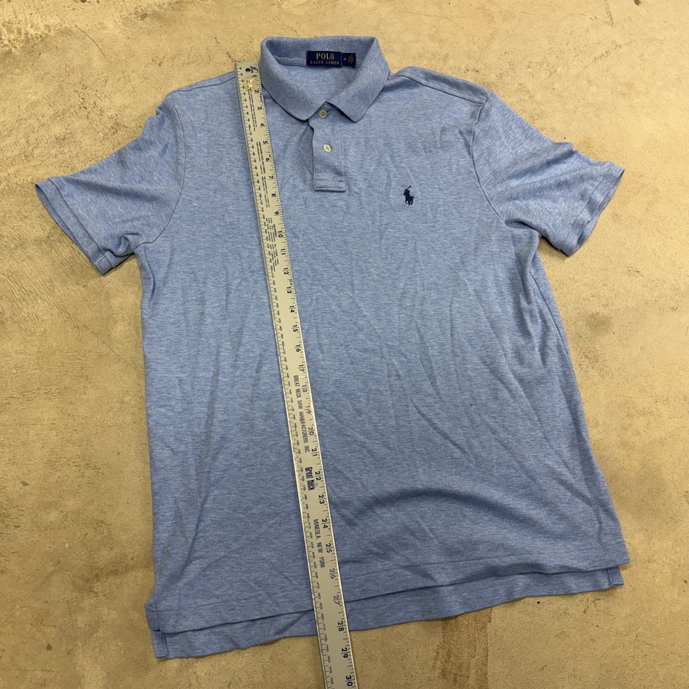 Polo Ralph Lauren Mens Short Sleeve Classic Fit Polo Shirt‎ Blue Size M - Picture 6 of 9